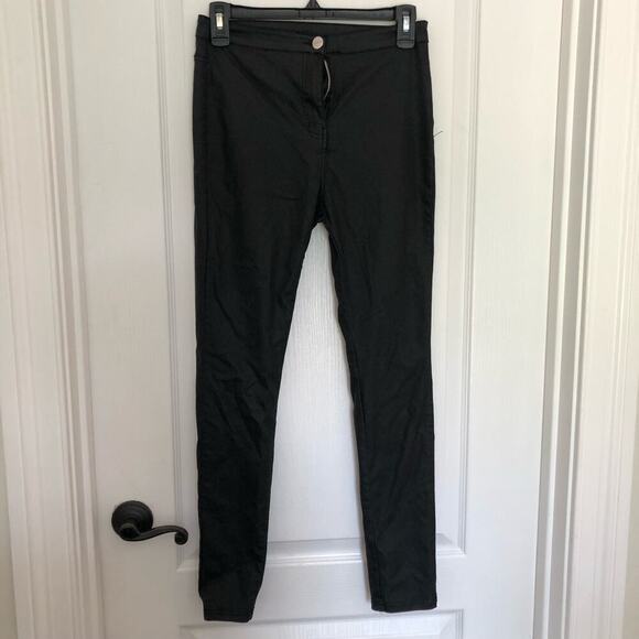 Parisian Women's Skinny Jeans Size 8 Stretchable Mid Waist Black 26 x 26 - Picture 2 of 10